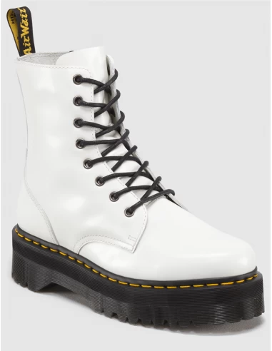 Dr. Martens Dr Martens Boots Compensées Femme Jadon Cuir Polished Smooth Blanc 8 Dr. Martens Dr Martens Boots Compensées Femme Jadon Cuir Polished Smooth Blanc – Image 6