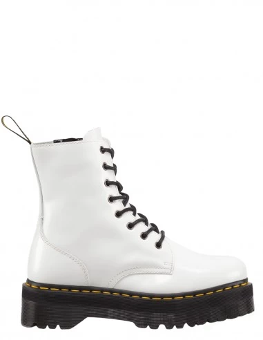 Dr. Martens Dr Martens Boots Compensées Femme Jadon Cuir Polished Smooth Blanc 3 Dr. Martens Dr Martens Boots Compensées Femme Jadon Cuir Polished Smooth Blanc