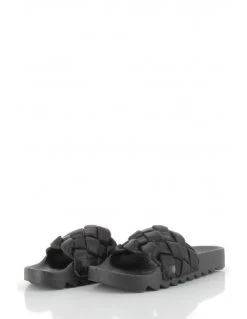 Colors Of California Claquettes Slide With Braided Upper Black Femme -Magasin De Chaussures jinfyedge85 bla colors of california 1