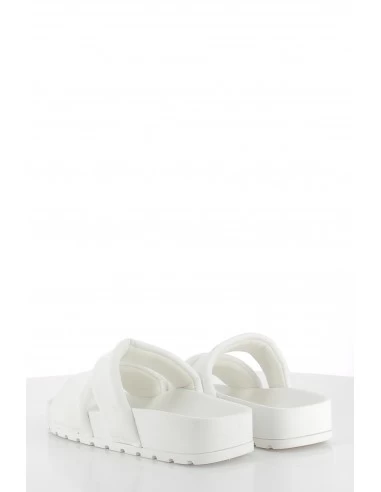 Colors Of California Claquettes Two Band Square Sole Slide White Pour Femme 6 Colors Of California Claquettes Two Band Square Sole Slide White Pour Femme – Image 4