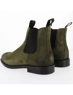 Schmoove Chelsea Boots Homme Pilot Chelsea Cuir Kaki -Magasin De Chaussures kmmi vs04 41 schmoove 2