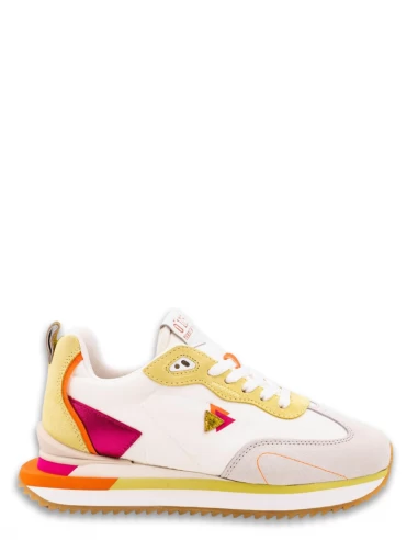 0-105 Baskets De Ville Femme Lenox Limone Jaune/blanc/orange 3 0-105 Baskets De Ville Femme Lenox Limone Jaune/blanc/orange
