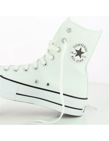 Converse Sneakers Compensées Montantes Femme Chuck Taylor Extra High Platform Blanc 5 Converse Sneakers Compensées Montantes Femme Chuck Taylor Extra High Platform Blanc – Image 3