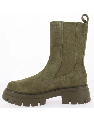 Ash Bottines Chelsea Femme Loud Cuir Kaki 6 Ash Bottines Chelsea Femme Loud Cuir Kaki – Image 4