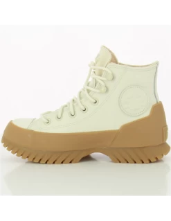 Converse Sneakers Compensées Montantes Femme Lugged Winter 2.0 Cuir Blanc/beige -Magasin De Chaussures lugged winter 20 2