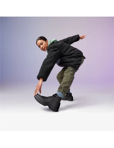 Converse Sneakers Compensées Montantes Femme Lugged Winter 2.0 Hi Mono Cuir Noir 9 Converse Sneakers Compensées Montantes Femme Lugged Winter 2.0 Hi Mono Cuir Noir – Image 7