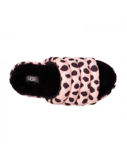 Ugg Claquettes Compensées Femme Maxi Slide Cheetah Print Leopard Rose -Magasin De Chaussures maxi slide cheetah print 2
