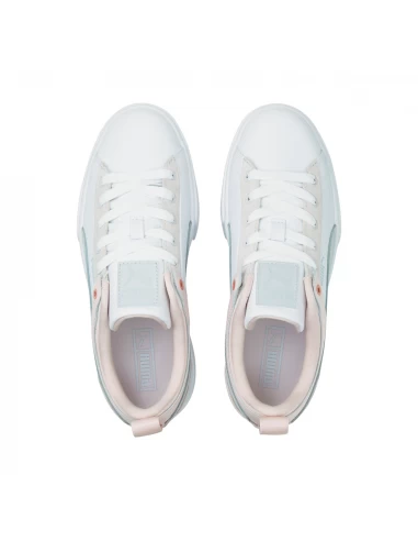 Puma Sneakers Compensées Femme Mayze Raw Pastel Blanc/rose 5 Puma Sneakers Compensées Femme Mayze Raw Pastel Blanc/rose – Image 3