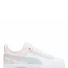 Puma Sneakers Compensées Femme Mayze Raw Pastel Blanc/rose