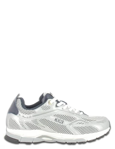 Mercer Sneakers Mixte The Re-run Sport Recycled Leather Gris 3 Mercer Sneakers Mixte The Re-run Sport Recycled Leather Gris