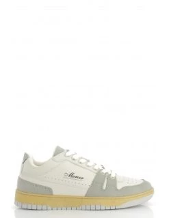 Mercer Baskets De Ville Homme The Brooklyn White Gris -Magasin De Chaussures me231013 156 mercer 2