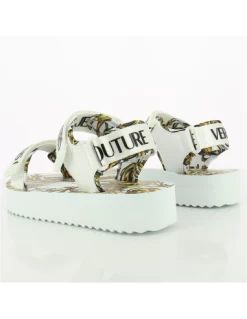 Versace Sandales Compensées Femme Miami Blanc -Magasin De Chaussures miami 2