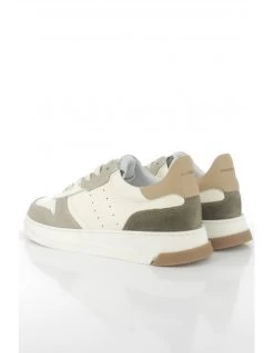 Schmoove Baskets De Ville Homme Order Sneaker Blanc/beige/marron -Magasin De Chaussures mmpc dj04 2l schmoove 1