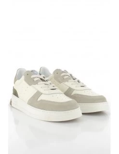 Schmoove Baskets De Ville Homme Order Sneaker Blanc/beige/marron -Magasin De Chaussures mmpc dj04 2l schmoove 2