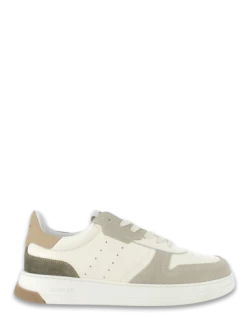 Schmoove Baskets De Ville Homme Order Sneaker Blanc/beige/marron