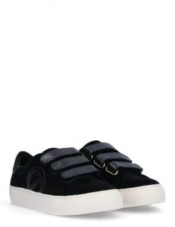 No Name Basket De Ville Femme Arcade Straps Side Cuir Noir -Magasin De Chaussures mnge gc04 15 no name 2