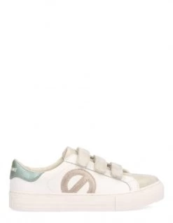 No Name Baskets De Ville Femme Arcade Straps Side Blanc/or/rose/vert