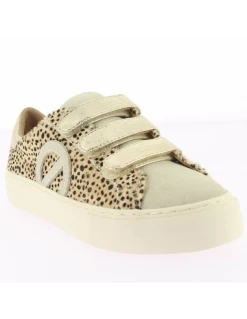 No Name Basket De Ville Femme Arcade Straps Side Cuir Leopard/or -Magasin De Chaussures mnge pl04 a3 no name 1