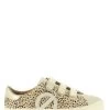 No Name Basket De Ville Femme Arcade Straps Side Cuir Leopard/or -Magasin De Chaussures mnge pl04 a3 no name