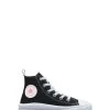 Converse Sneakers Compensées Montantes Enfant Move Hi Kid Noir Blanc Rose -Magasin De Chaussures move hi