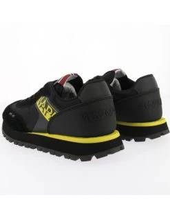 Napapijri Baskets De Ville Homme Jet Noir/jaune -Magasin De Chaussures np0a4h6u 041 napapijri 3