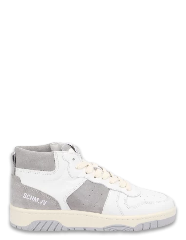 Schmoove Basket De Ville Femme Winston Mid Blanc/gris 3 Schmoove Basket De Ville Femme Winston Mid Blanc/gris