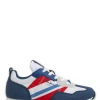 Pepe Jeans Baskets De Ville Enfant Foster Boy Print Blanc/bleu -Magasin De Chaussures pbs30554 588 pepe jeans