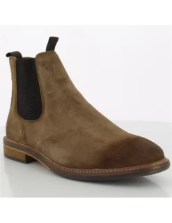 Schmoove Chelsea Boots Homme Pilot Chelsea Cuir Marron -Magasin De Chaussures pilot chelsea 1