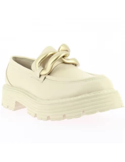 Kharisma Mocassins Compensées Femme Pivoine Blanc -Magasin De Chaussures pivoine 3143 sahara beige 1