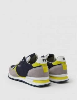 Pepe Jeans Baskets De Ville Homme Brit Man Gris/bleu -Magasin De Chaussures pms30923 595 pepe jeans 1