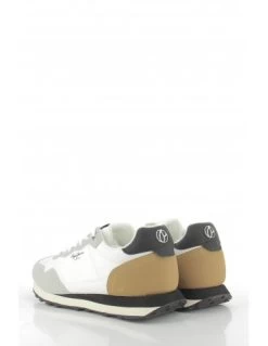 Pepe Jeans Baskets De Ville Homme Natch Blanc/beige -Magasin De Chaussures pms30945 800 pepe jeans 3