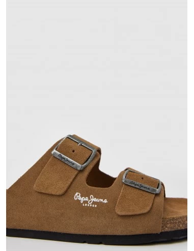 Pepe Jeans Sandales Homme Bio Daim Marron Camel 8 Pepe Jeans Sandales Homme Bio Daim Marron Camel – Image 6
