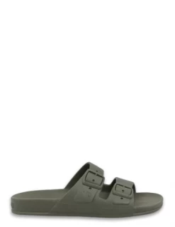 Cacatoes Claquettes Femme Rio De Janeiro Women Dark Kaki