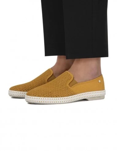 Rivieras Espadrilles Homme Classic Canvas & Mesh Curry 5 Rivieras Espadrilles Homme Classic Canvas & Mesh Curry – Image 3