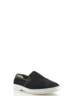 Rivieras Espadrilles Homme Classic Suede Nubuck Noir -Magasin De Chaussures rivsuntan30 3061 rivieras 3