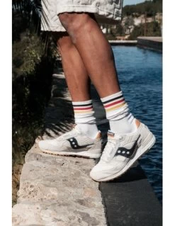 Saucony Sneakers Homme Shadow 5000 Blanc/beige/bleu -Magasin De Chaussures s70637 5 saucony 3