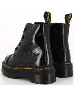 Dr. Martens Dr Martens Boots Compensées Femme Sinclair Cuir Verni Noir Gaufré Effet Leopard 12 Dr. Martens Dr Martens Boots Compensées Femme Sinclair Cuir Verni Noir Gaufré Effet Leopard -Magasin De Chaussures sinclair black patent lamper leopard emboss 2