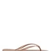 Havaianas Tongs Femme Slim Rose Dorée -Magasin De Chaussures slim