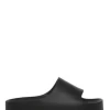 Steve Madden Claquettes Compensées Femme Astro Slide Noir -Magasin De Chaussures sm11002395 001 steve madden
