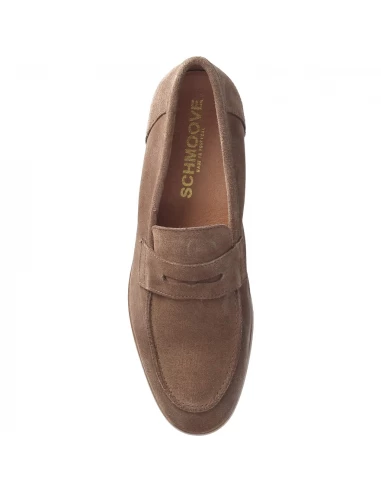 Schmoove Mocassin Homme Smart Moc Cuir Velours Marron 7 Schmoove Mocassin Homme Smart Moc Cuir Velours Marron – Image 5