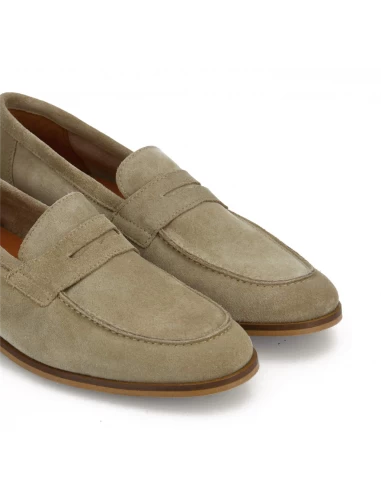 Schmoove Mocassin Homme Smart Moc Cuir Velours Taupe 7 Schmoove Mocassin Homme Smart Moc Cuir Velours Taupe – Image 5