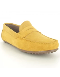 Hylton Mocassin Homme 80743-04 Daim Jaune -Magasin De Chaussures smclaren 3
