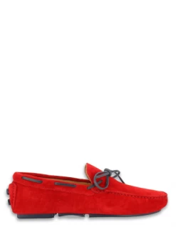 Hylton Mocassin Homme 94371-11 Daim Rouge