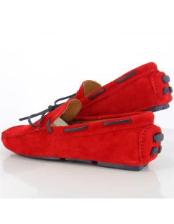 Hylton Mocassin Homme 94371-11 Daim Rouge -Magasin De Chaussures smodena 14