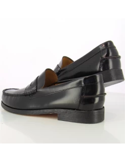 Hylton Mocassin Homme 81960-01 Cuir Noir -Magasin De Chaussures spumuki 10