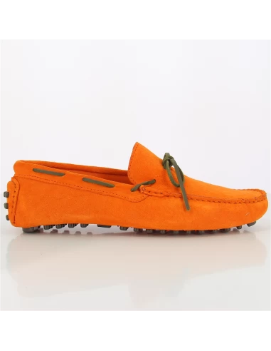 Hylton Mocassin Homme 80876-08 Daim Orange 5 Hylton Mocassin Homme 80876-08 Daim Orange – Image 3