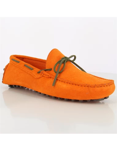 Hylton Mocassin Homme 80876-08 Daim Orange 6 Hylton Mocassin Homme 80876-08 Daim Orange – Image 4