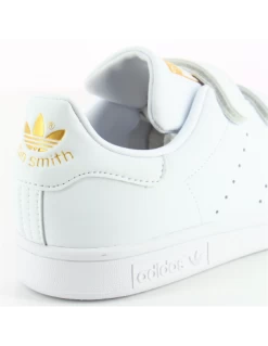 Adidas Sneakers Mixte Stan Smith Cf Vegan Blanc -Magasin De Chaussures stan smith cf 3