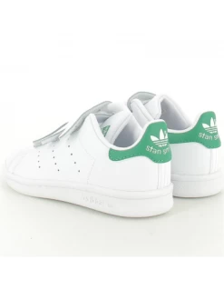 Adidas Sneakers Enfant Stan Smith Cf Cuir Blanc Vert 11 Adidas Sneakers Enfant Stan Smith Cf Cuir Blanc Vert -Magasin De Chaussures stansmithcfc 02 m20607 2