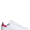 Adidas Sneakers Femme Stan Smith J Blanc Rose -Magasin De Chaussures stansmithj 03 adidas stan smith